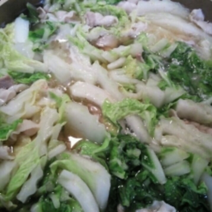 白菜と豚肉の生姜煮
